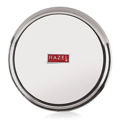 Image 6 of HAZEL Stainless Steel Plates Set 25.5 cm