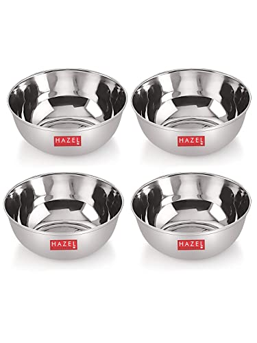 Image 9 of 4 / Set of 4 (200ml) for the product HAZEL Stainless Steel Bowl Set