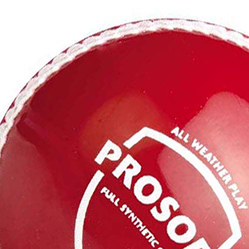 Image 4 of SG Rubber Prosoft Tennis Ball, Rubber, Red, 300 Grams