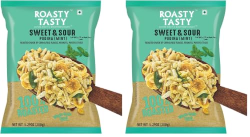 Image 1 of Default Title for the product Roasty Tasty Roasted Sweet & Sour Mixture 200g (Pack of 4)