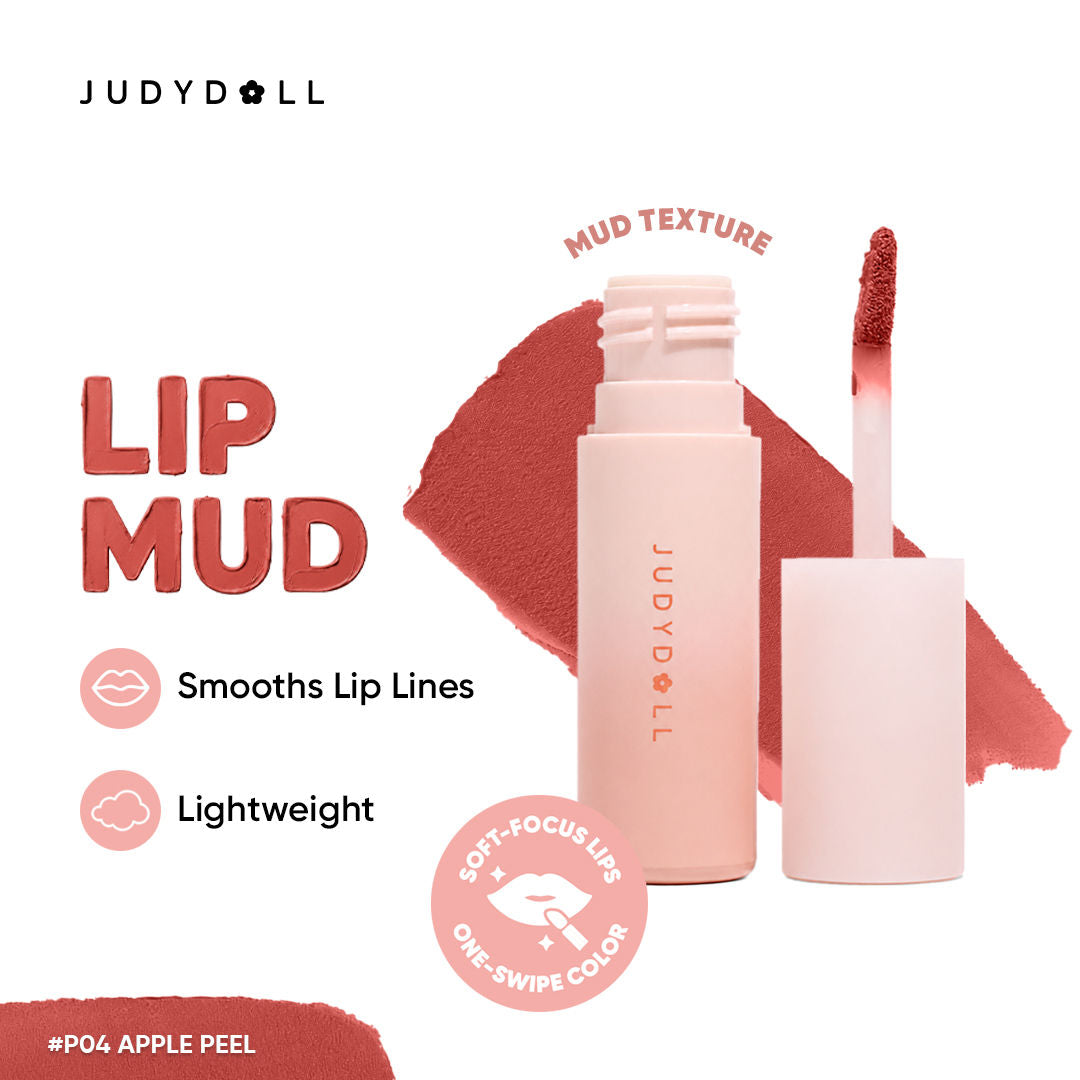 Image 5 of 3.3 gm / P04 Apple Peel / Pack of 1 for the product JUDYDOLL Lip Gloss (Lip Mud)