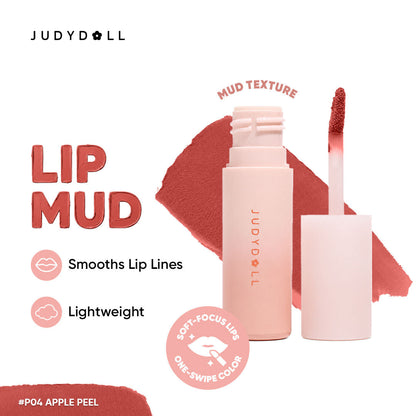 Image 5 of 3.3 gm / P04 Apple Peel / Pack of 1 for the product JUDYDOLL Lip Gloss (Lip Mud)