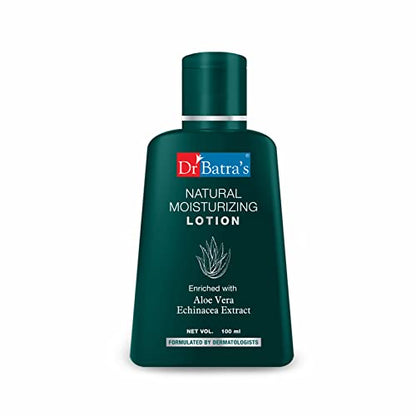 Image 1 of 100 ml for the product Dr Batra's Natural Moisturizing Lotion Enriched With Echinacea & Aloe Vera