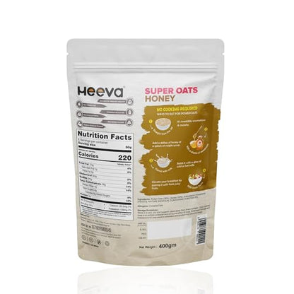 Image 3 of Heeva 10g Protein Super Oats Honey 400g