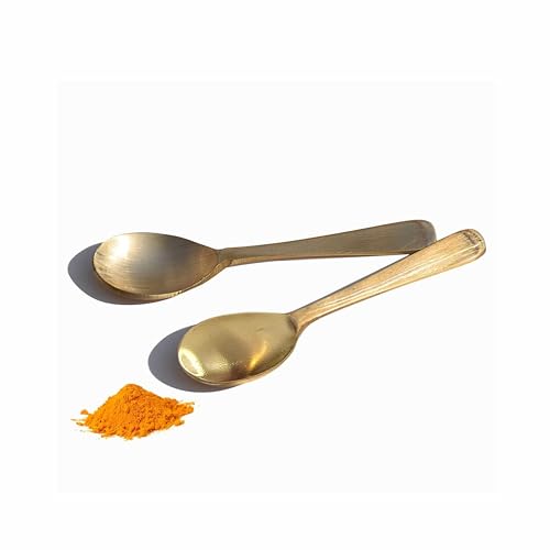 Image 6 of HAZEL Brass Masala Spoon Set of 6
