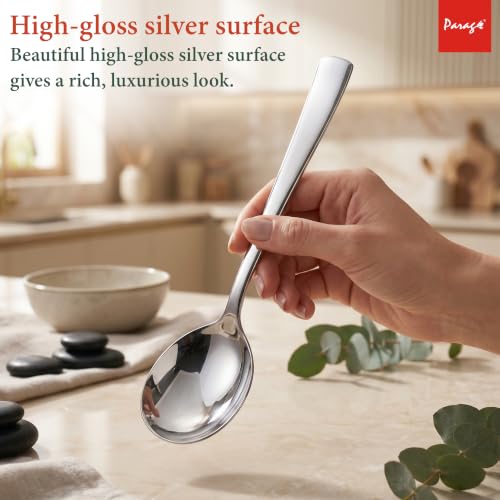 Image 3 of Parage 4 Pieces Stainless Steel Serving Spoon Set 21 cm