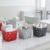 Image 1 of Default Title for the product Go Hooked Organizing Essentials Plastic Storage Baskets | 17x17x10 CM | Multipurpose Small Storage Bins for Home, Office, Kitchen, and Bathroom | Durable, Space-Saving Pack of 3