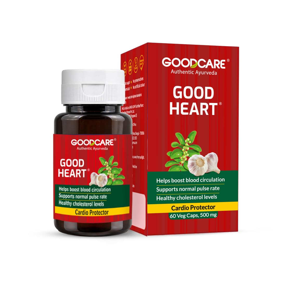 Image 1 of 60 caps for the product Goodcare Herbal Heart Care Good Heart Cardio Protector Capsules
