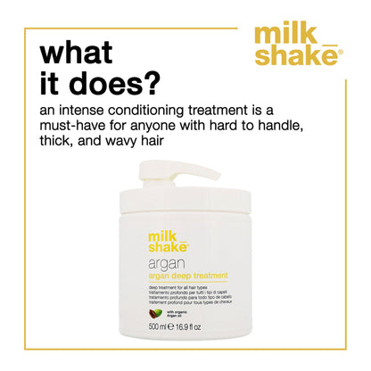 Image 2 of Milkshake Argan Mask For Deep Nourishment & Frizz Free Hair