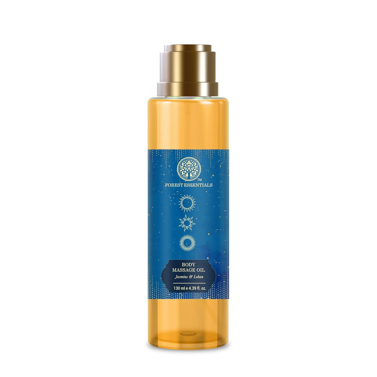 Image 1 of 130 ml for the product Forest Essentials Body Massage Oil Jasmine & Loban