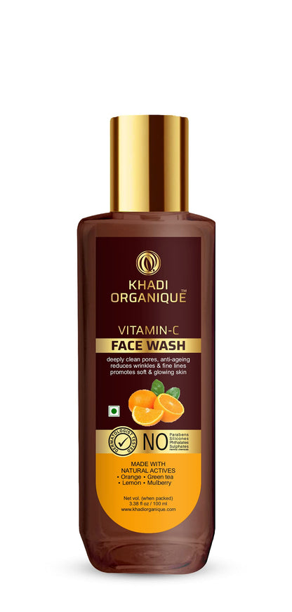 Image 1 of 100 ml for the product Khadi Organique Vitamin C Face Wash