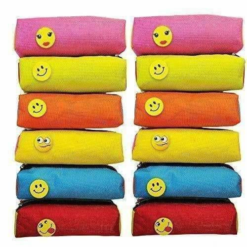 Image 9 of Bright Colour Multipurpose Smiley Pen Pencil Pouch Case
