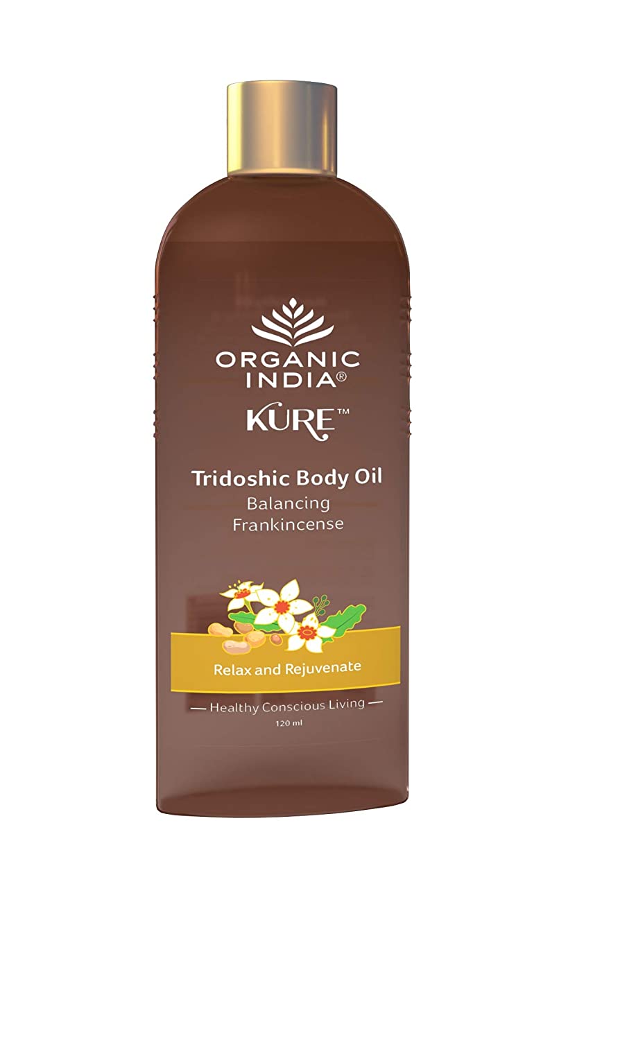 Image 1 of Organic India Kure Tridoshic Body Oil - Balancing Frankincense