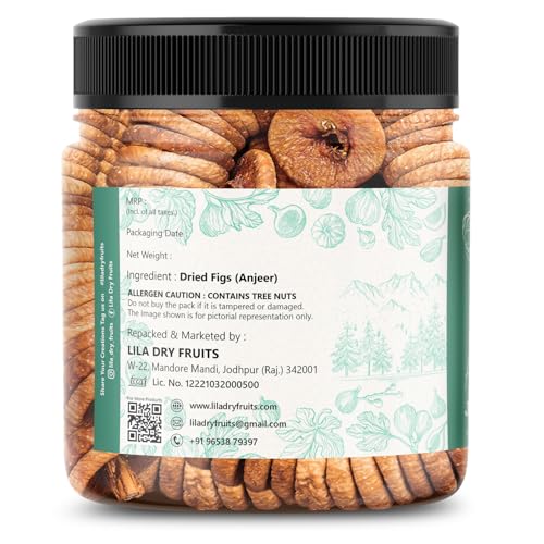 Image 3 of LILA DRY FRUITS Anjeer 250 gm x 2 JUMBO Fig Dry Fruits Fresh Afghani Anjir