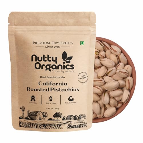 Image 2 of NUTTY ORGANICS California Roasted Pistachios 500 GM