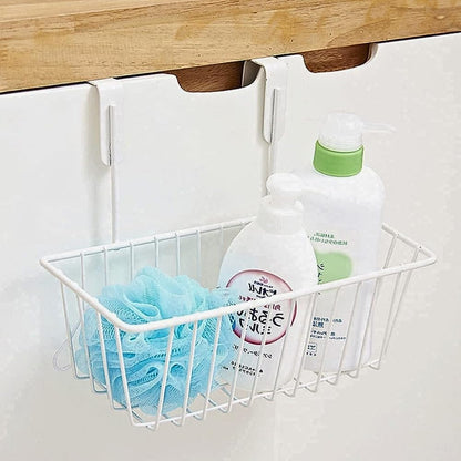 Image 4 of Go Hooked Over Door Hanging Basket Hanging Cabinet Storage Organizer White Space Saving Versatile Stylish Durable Efficient Modern Practical Convenient Pack of 1