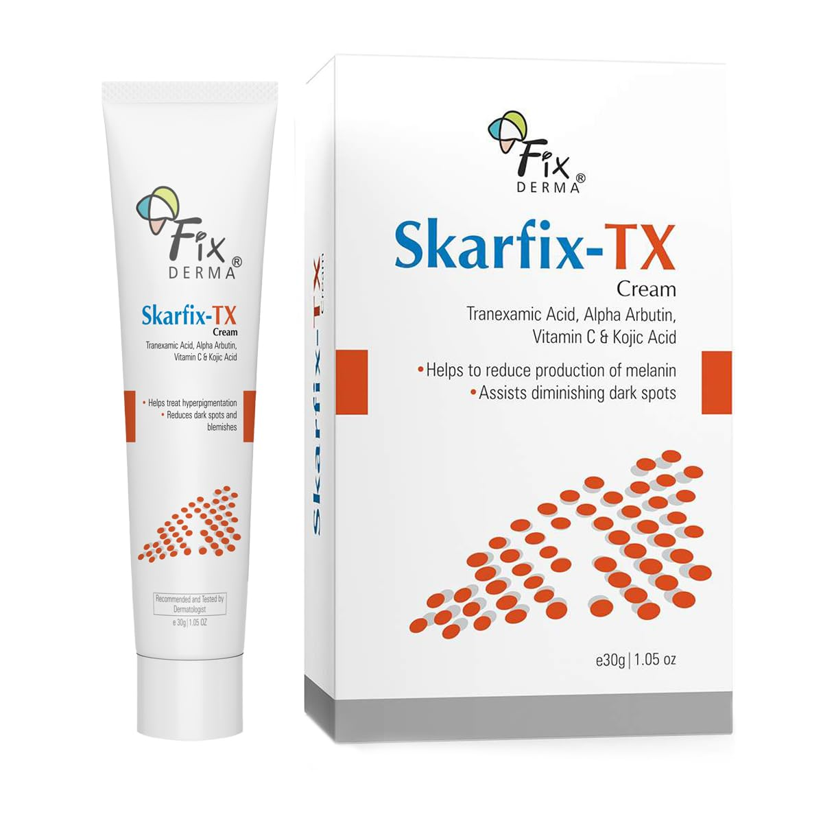 Image 2 of 30 gm / Pack of 1 for the product Fixderma Skarfix-TX Cream