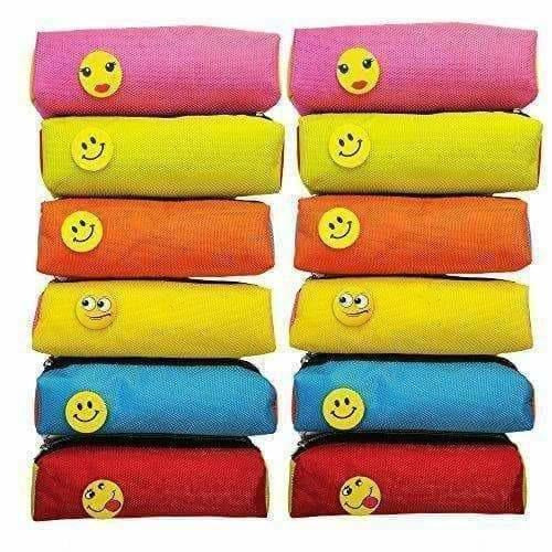 Image 6 of Bright Colour Multipurpose Smiley Pen Pencil Pouch Case