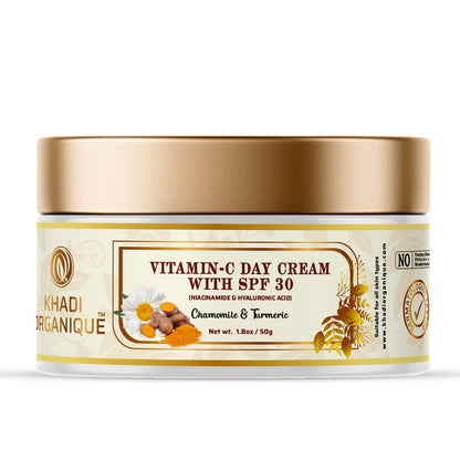 Image 1 of 50 gm for the product Khadi Organique Vitamin C Day Cream with SPF 30