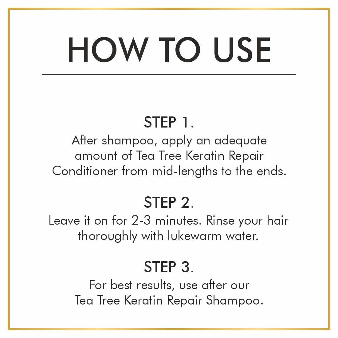 Image 5 of Nuerma Science Keratin Repair Tea Tree Hair Conditioner for Dandruff & Repair Damaged Hair