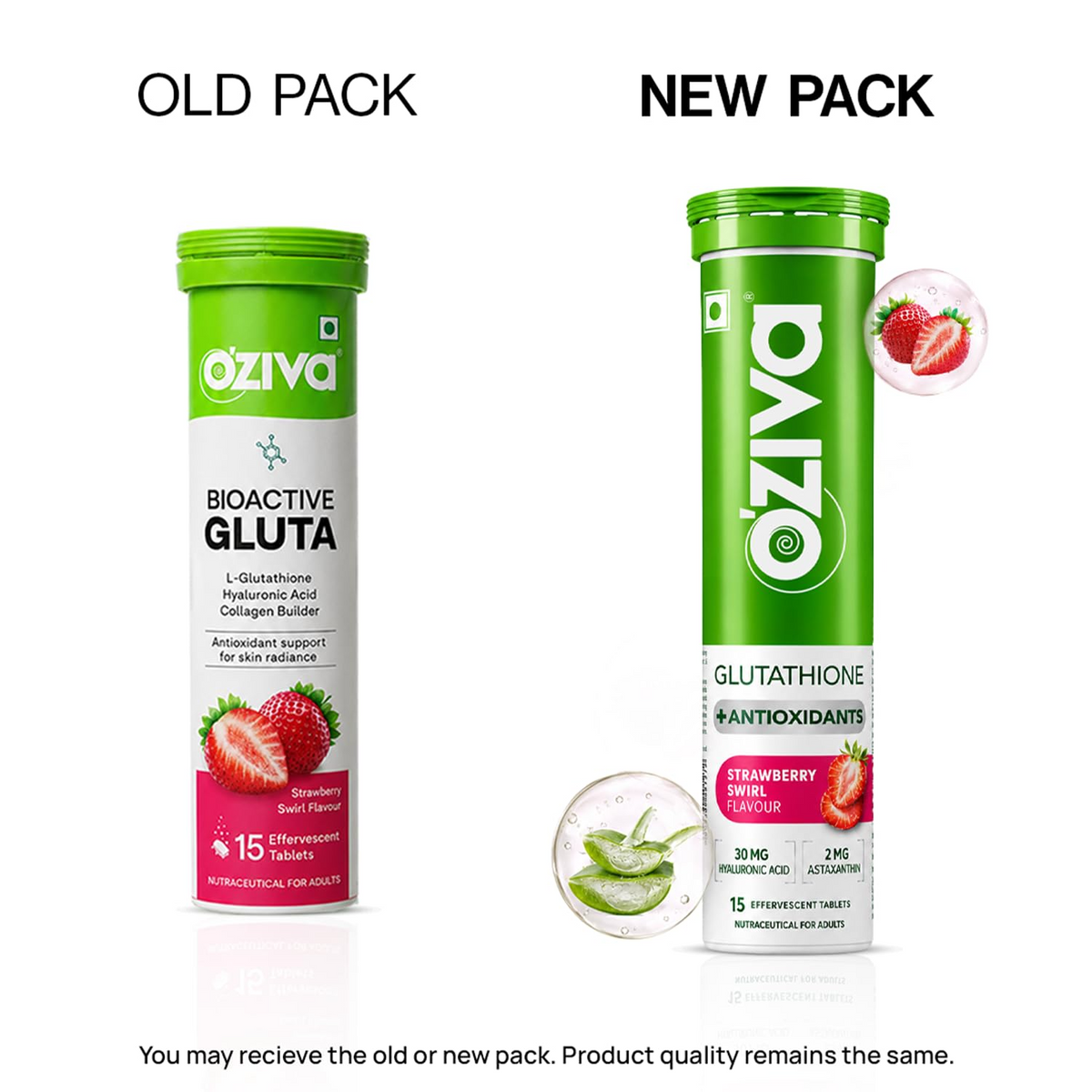 Image 2 of OZiva Bioactive Gluta Fizzy Effervescent Tablets