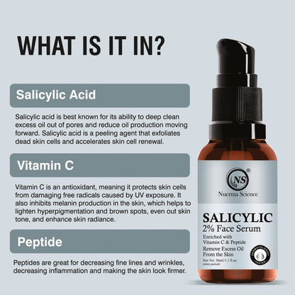 Image 3 of Nuerma Science Salicylic Acid Face Serum | Clear, Radiant Skin