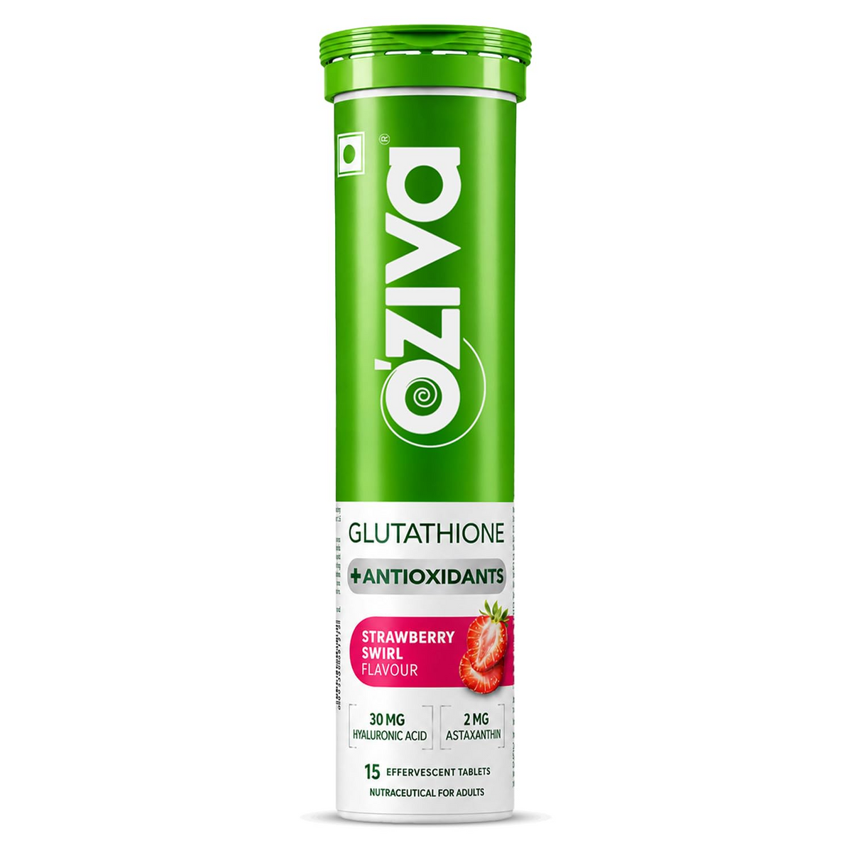 Image 1 of 15 tabs / Pack of 1 for the product OZiva Bioactive Gluta Fizzy Effervescent Tablets