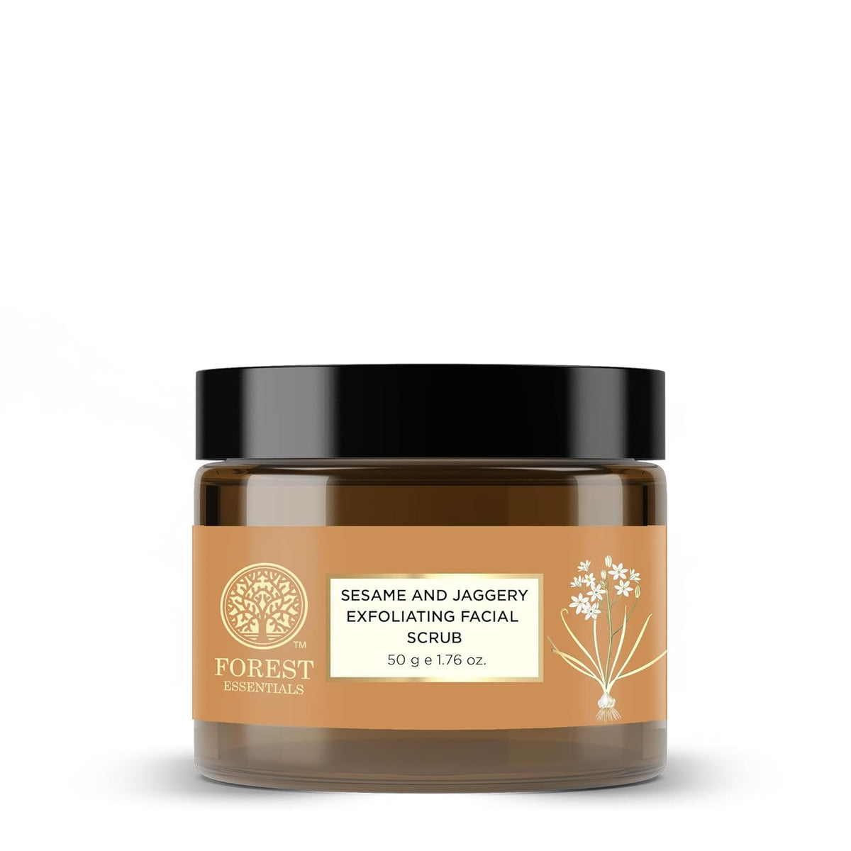 Image 1 of 50 gm for the product Forest Essentials Nourishing Facial Scrub