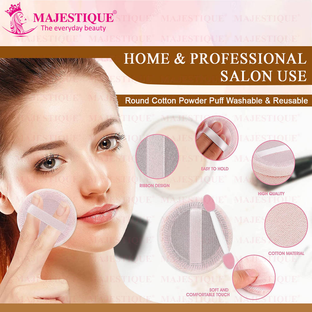 Image 6 of Majestique Makeup Foundation Sponge, Cushion Powder Puff