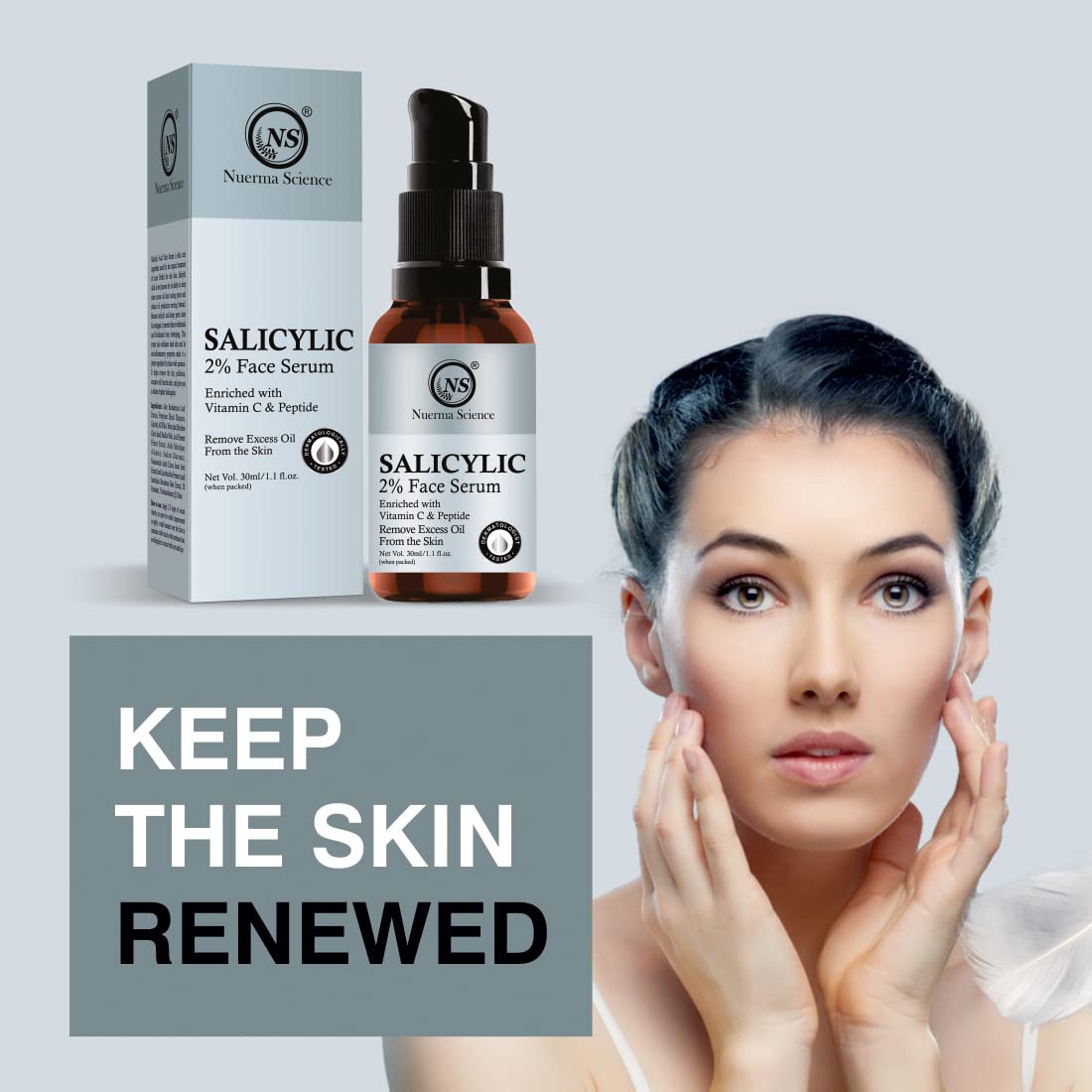Image 6 of Nuerma Science Salicylic Acid Face Serum | Clear, Radiant Skin