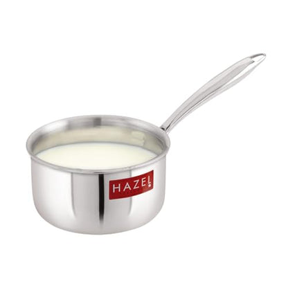 Image 2 of Triply (Without Lid) / 1.6 Litres for the product HAZEL Triply Stainless Steel Saucepan