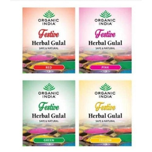 Image 1 of 200 gm for the product Organic India Organic Holi Colours - 200 gms