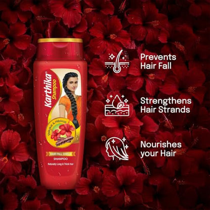 Image 6 of Karthika Hair Fall Shield Shampoo with the Goodness of Shikakai and Hibiscus 340 ml