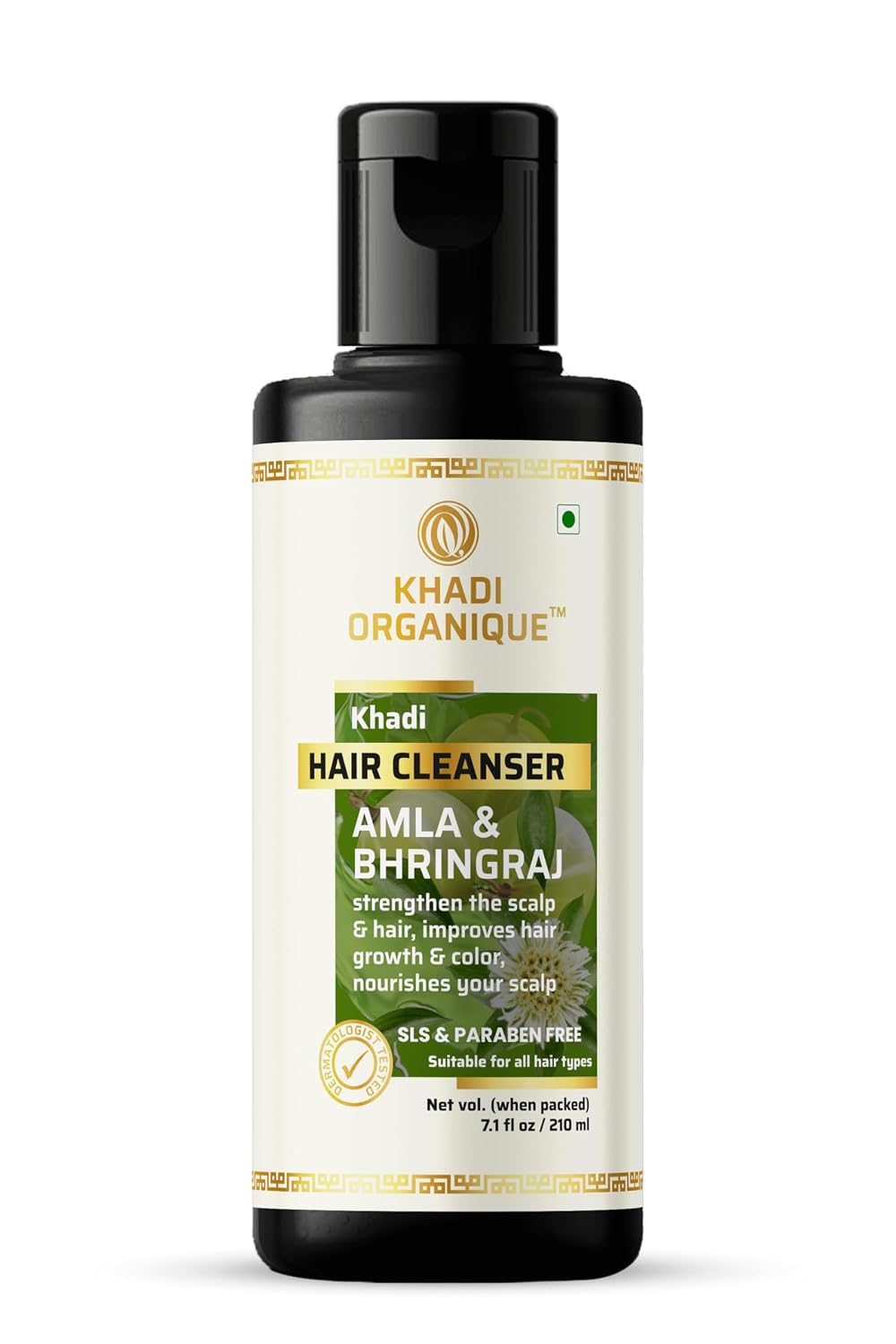 Image 1 of 210 ml for the product Khadi Organique Amla & Reetha Hair Cleanser