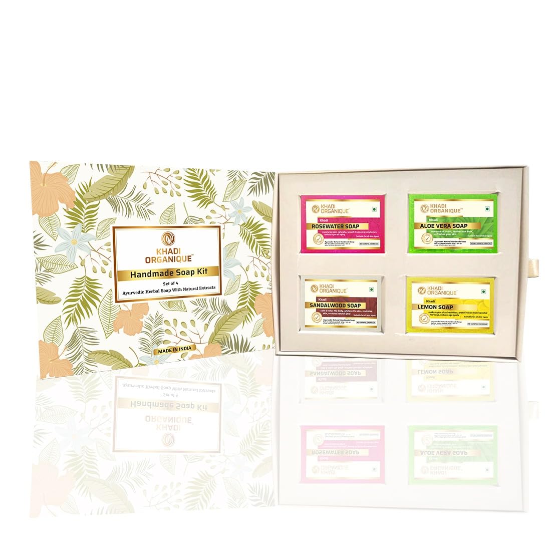 Image 1 of combo for the product Khadi Organique Natural & Herbal Handmade Soap