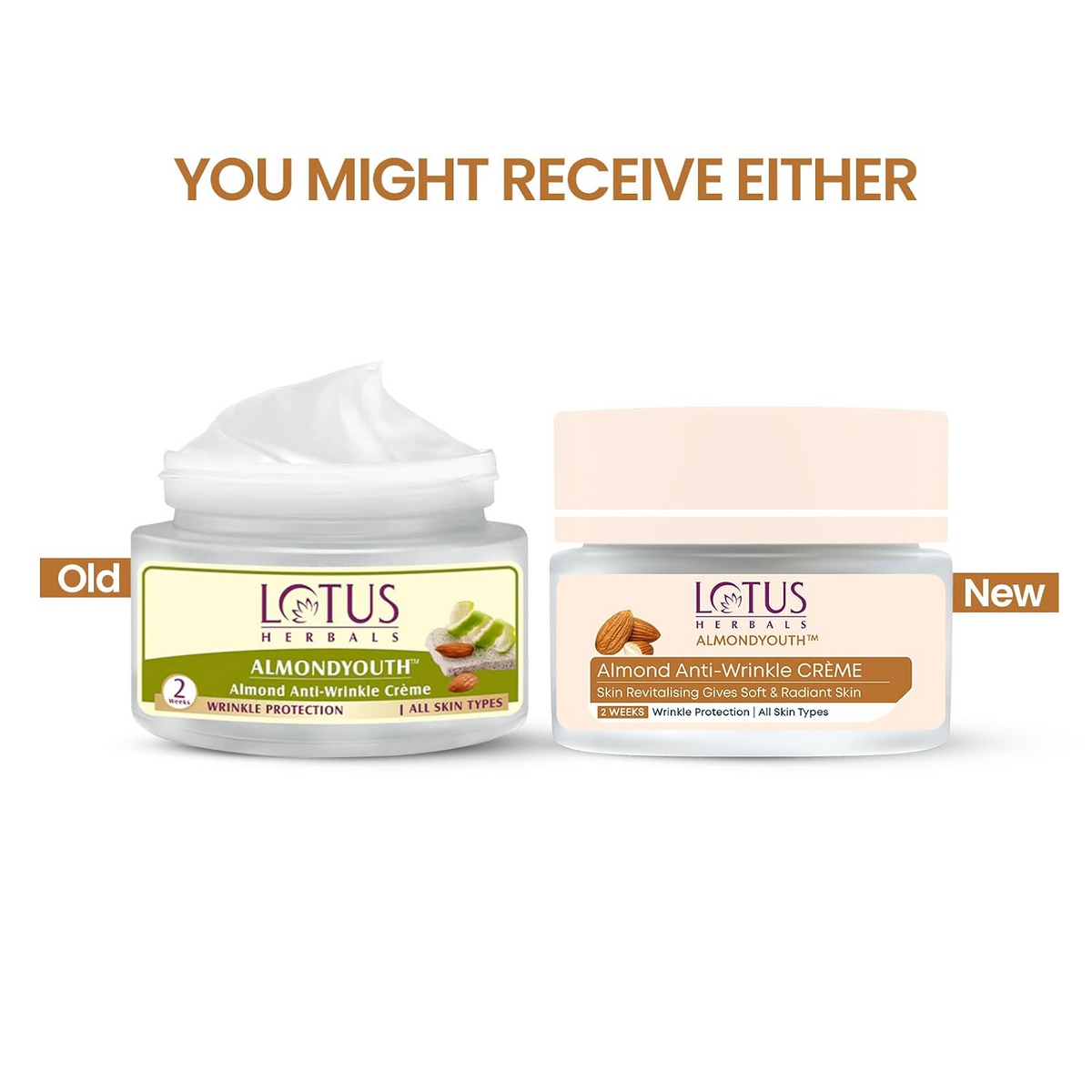 Image 2 of Lotus Herbals Almondyouth Almond Anti-Wrinkle Cream