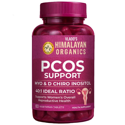 Image 1 of 60 tabs for the product Himalayan Organics Vlado?? PCOS Supplement For Women