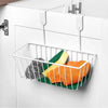 Image 1 of Default Title for the product Go Hooked Over Door Hanging Basket Hanging Cabinet Storage Organizer White Space Saving Versatile Stylish Durable Efficient Modern Practical Convenient Pack of 1