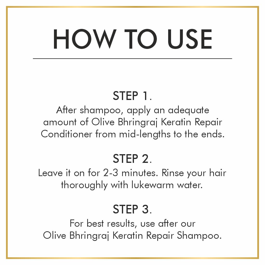 Image 5 of Nuerma Science Keratin Repair Olive Bhringraj Hair Conditioner for Dehydrated & Strengthen Hair