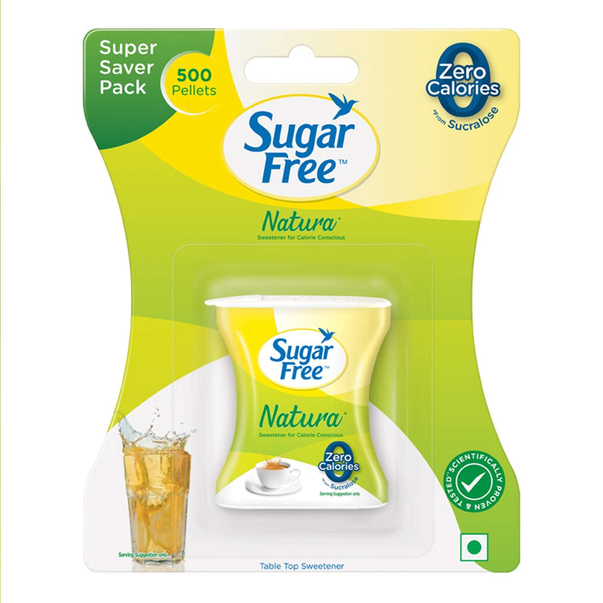 Image 1 of 500 Pellets for the product Sugar Free Natura Low Calorie Sweetner Pellets