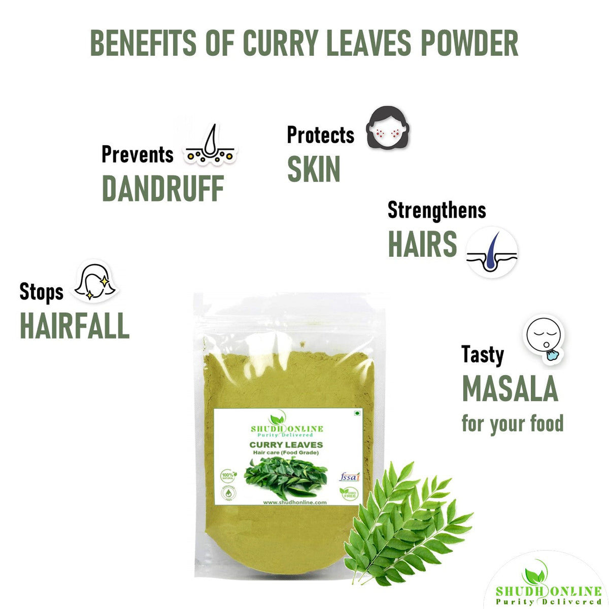 Image 3 of Shudh Online Organic Curry Leaves Powder