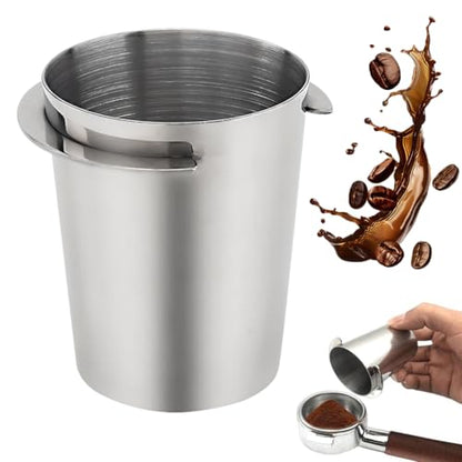 Image 1 of Default Title for the product Supvox Coffee Ground Dosing Funnel Cup 51mm Wide Opening SUS Powder Cup