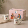 Image 1 of Default Title for the product ExclusiveLane Pyaara Bhai Ceramic Coffee Mugs Set of 2 (300 ml)