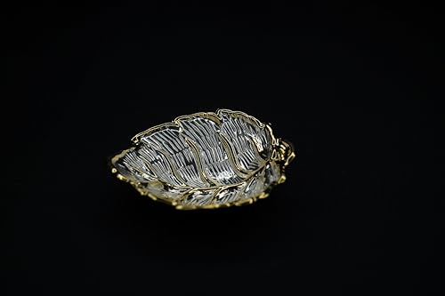 Image 4 of Dista Silvers Gold Plated Leaf Bowls 12g