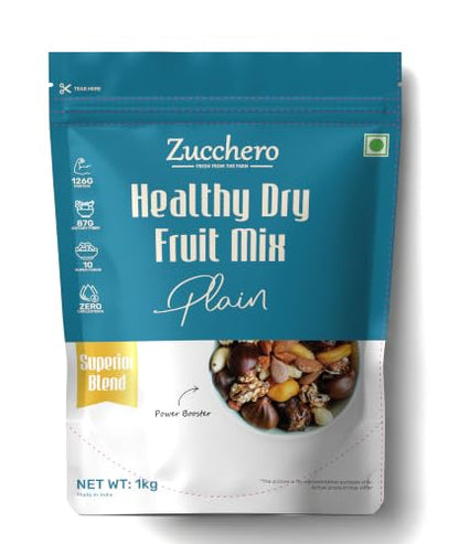 Image 1 of Health mix (10 in 1) / 1 kg for the product Zucchero Healthy Dry Fruit Mix 1kg
