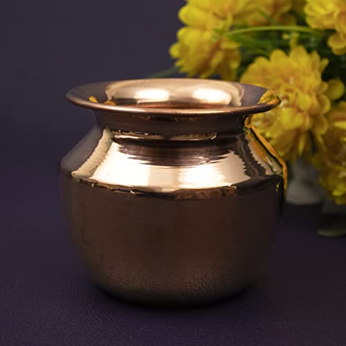 Image 6 of Spillbox Traditional Handcrafted Copper Lota (Large)