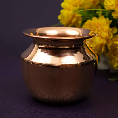 Image 6 of Spillbox Traditional Handcrafted Copper Lota (Large)