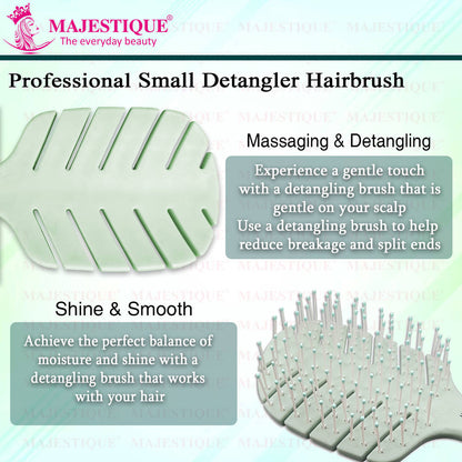 Image 3 of Majestique Small Hair Brush - Detangling Brush for Baby Kids, Women and Men - Color May Vary