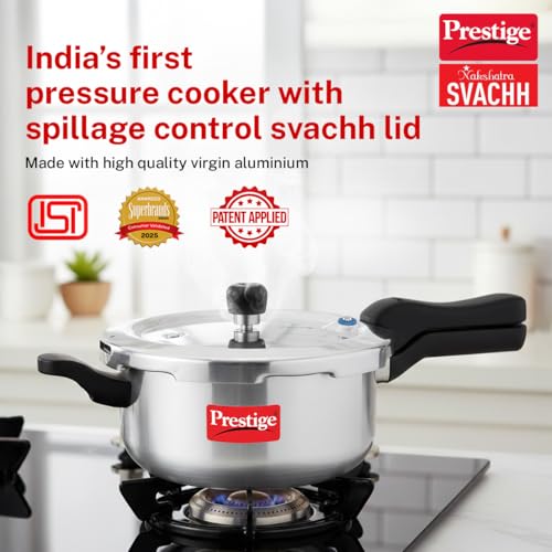 Image 3 of Prestige Svachh Aluminium Outer Lid Pressure Cooker 3.5 L