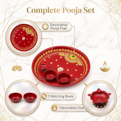 Image 13 of JH Gallery Pooja Thali Set